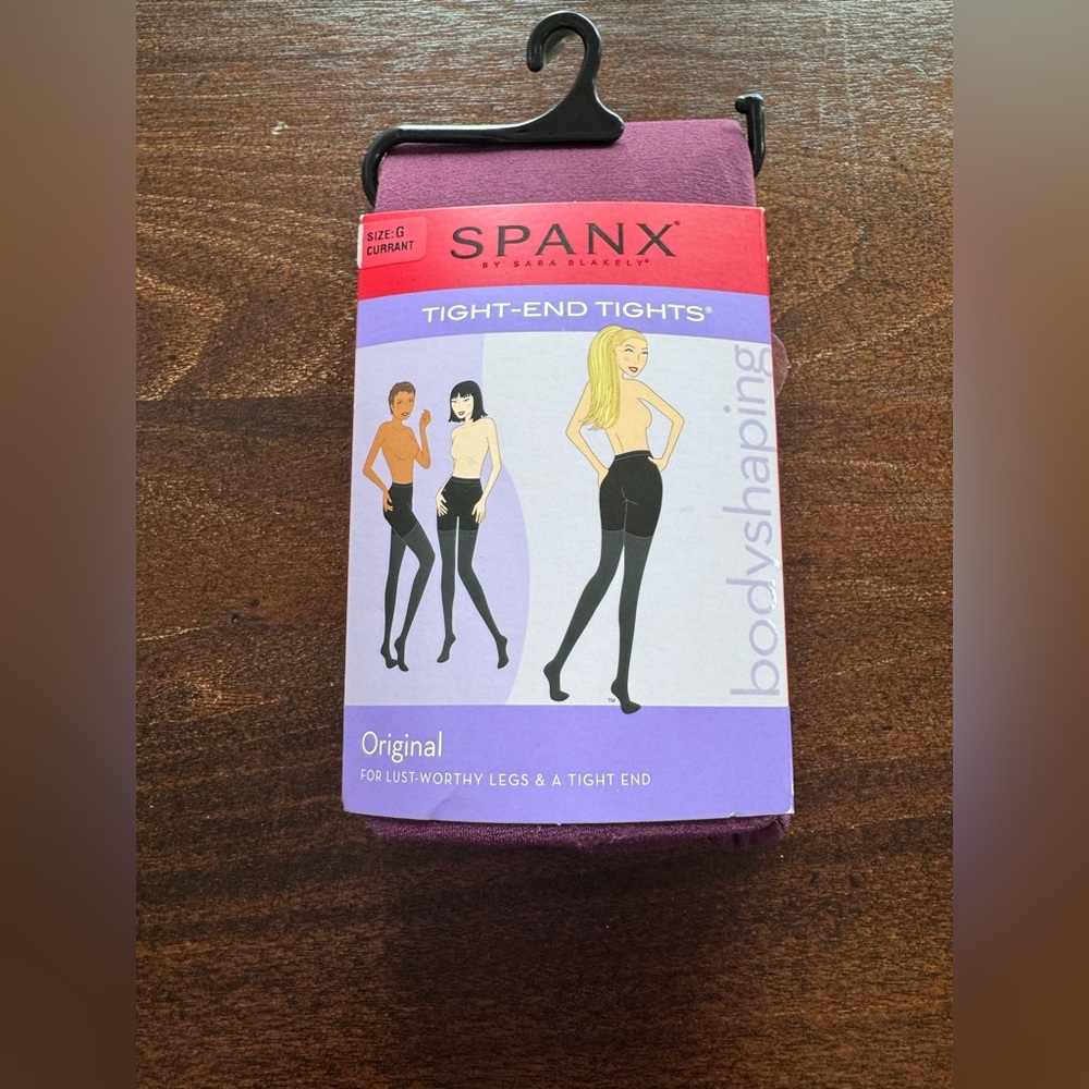 SPANX Tight-End Tights in Currant Size G